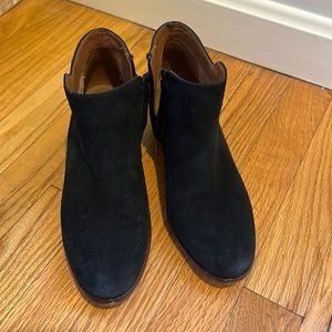Sam Edelman Black Suede Booties